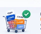 Cart containing multiple domain names for bulk search